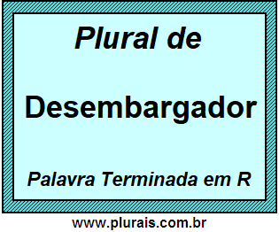 Plural de Desembargador