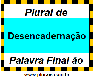 Plural de Desencadernação