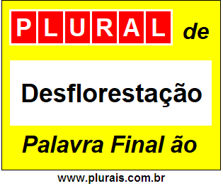 Plural de Desflorestação