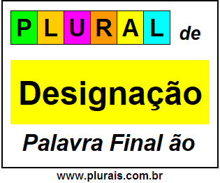 Plural de Designação