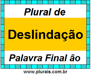 Plural de Deslindação