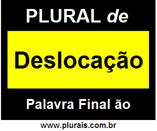 Plural de Deslocação