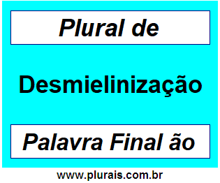 Plural de Desmielinização