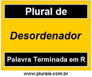 Plural de Desordenador