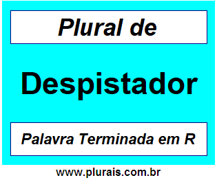 Plural de Despistador