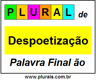 Plural de Despoetização