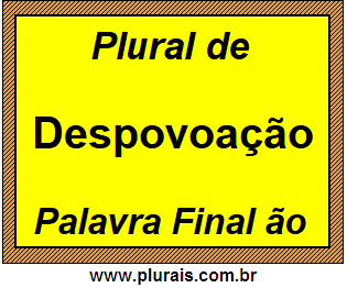 Plural de Despovoação