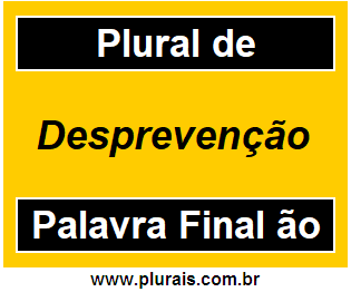 Plural de Desprevenção