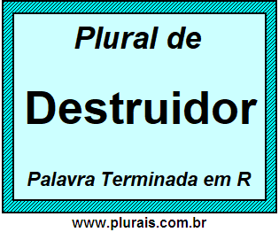 Plural de Destruidor