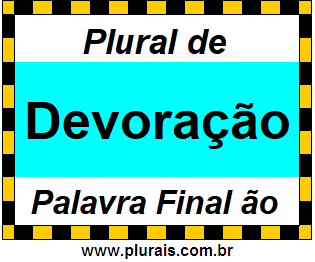 Plural de Devoração