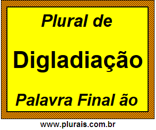 Plural de Digladiação