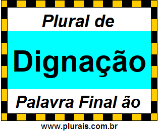 Plural de Dignação