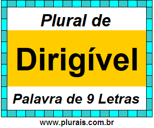 Plural de Dirigível