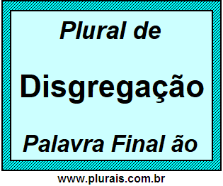 Plural de Disgregação