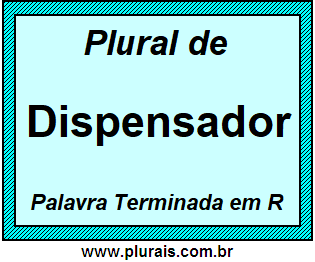 Plural de Dispensador