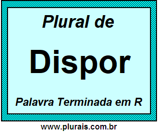 Plural de Dispor