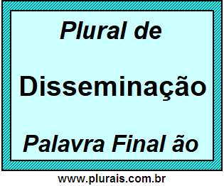 Plural de Disseminação