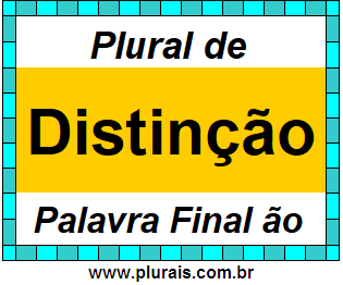 Plural de Distinção