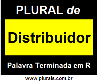 Plural de Distribuidor