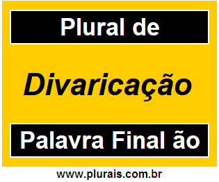 Plural de Divaricação