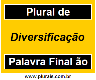 Plural de Diversificação