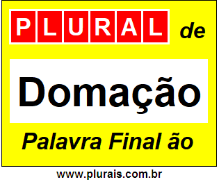 Plural de Domação