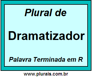 Plural de Dramatizador