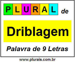 Plural de Driblagem