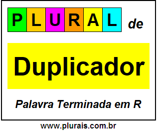 Plural de Duplicador