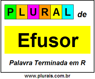 Plural de Efusor