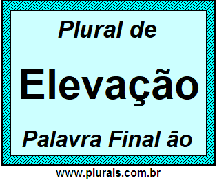 Plural de Elevação