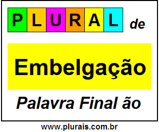 Plural de Embelgação