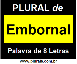 Plural de Embornal