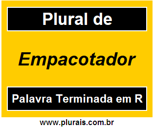 Plural de Empacotador