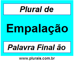 Plural de Empalação