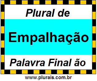 Plural de Empalhação