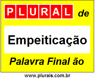 Plural de Empeiticação