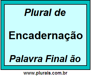 Plural de Encadernação