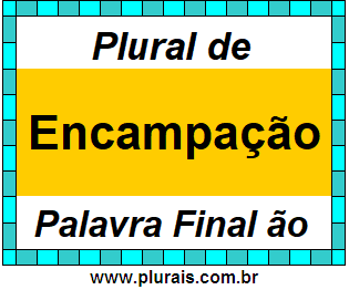 Plural de Encampação