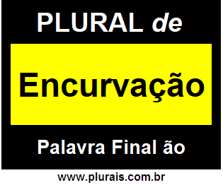 Plural de Encurvação