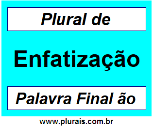 Plural de Enfatização