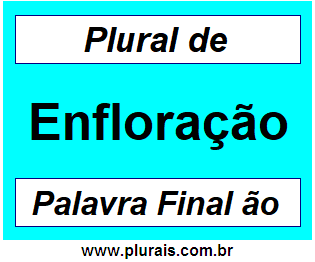 Plural de Enfloração