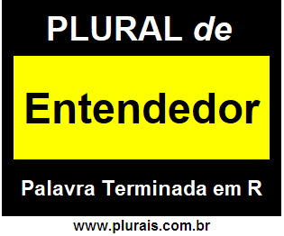 Plural de Entendedor