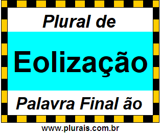 Plural de Eolização