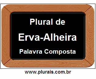 Plural de Erva-Alheira