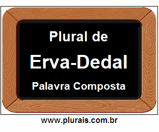 Plural de Erva-Dedal