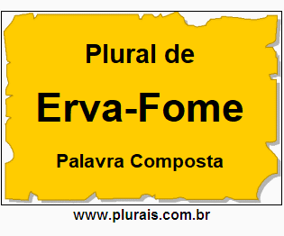 Plural de Erva-Fome