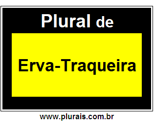 Plural de Erva-Traqueira