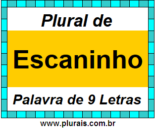 Plural de Escaninho