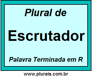 Plural de Escrutador